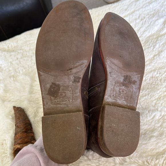 LUCKY BRAND LEATHER BOOTS 8/38 - Picture 11 of 12